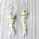 Rattlesnake Fangs Plus Vertebrae  Earrings  #6254  Mountain Man Earrings