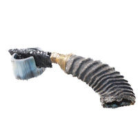 Springbok Horn Handle Obsidian Blade Ornamental Knife #1454  Mountain Man Knife