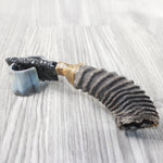 Springbok Horn Handle Obsidian Blade Ornamental Knife #1454  Mountain Man Knife
