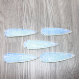 5 Opalite Ornamental Spearheads  #9362      Arrowhead