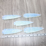 5 Opalite Ornamental Spearheads  #9362      Arrowhead
