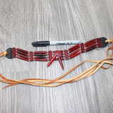 1 Bone Hairpipe Bead Choker  #3462        Mountain Man Jewelry