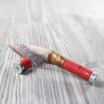 Shotgun Shell Handle Stone Blade Ornamental Knife #73954    Mountain Man Knife