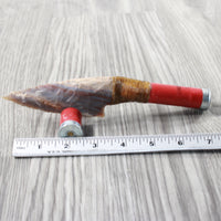 Shotgun Shell Handle Stone Blade Ornamental Knife #73954    Mountain Man Knife