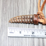 Extra Large Rattlesnake Rattle  Necklace  #4662    Mountain Man Necklace