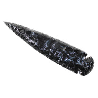 1 Obsidian Ornamental Spearhead  #1854     Arrowhead
