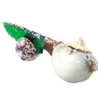 Parrot Puffer Fish Handle Glass Blade Ornamental Knife #24554    Mountain Man Knife