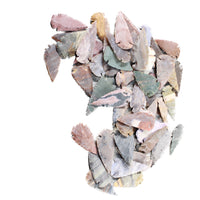50 Large Stone Ornamental Arrowheads  #7154     Arrowhead
