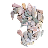 50 Large Stone Ornamental Arrowheads  #7154     Arrowhead