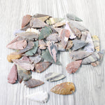 50 Large Stone Ornamental Arrowheads  #7154     Arrowhead