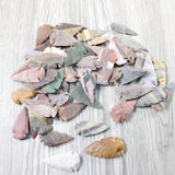50 Large Stone Ornamental Arrowheads  #7154     Arrowhead