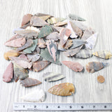 50 Large Stone Ornamental Arrowheads  #7154     Arrowhead