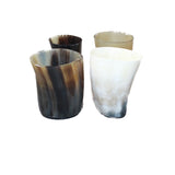 4 Small Horn Glasses #1663       Medieval Tankard Double Shot Glass