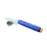 Paracord Wrapped Oak Handle Opalite Blade Ornamental Knife #2354    Mountain Man Knife