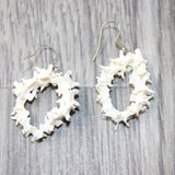 Rattlesnake Vertebrae  Earrings  #4263  Mountain Man Earrings