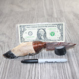 Deer Foot Handle Stone Blade Ornamental Knife #9363    Mountain Man Knife