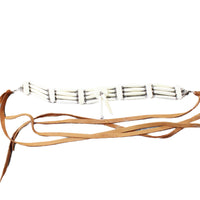 1 Bone Hairpipe Bead Choker  #3954        Mountain Man Jewelry