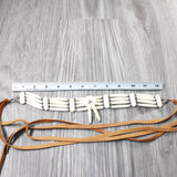 1 Bone Hairpipe Bead Choker  #3954        Mountain Man Jewelry