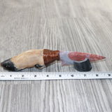 Deer Foot Handle Stone Blade Ornamental Knife #7663    Mountain Man Knife