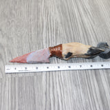 Deer Foot Handle Stone Blade Ornamental Knife #7663    Mountain Man Knife