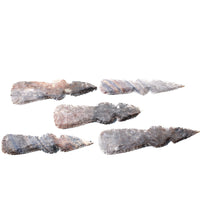 5 Stone Ornamental Tomahawk Heads  #0954    Axe Hatchet Ax