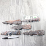 5 Stone Ornamental Tomahawk Heads  #0954    Axe Hatchet Ax