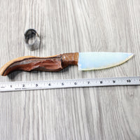 Ghost Wood Handle Opalite Blade Ornamental Knife #8054    Mountain Man Knife