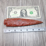 1 Stone Ornamental Spearhead  #565     Agate Jasper Arrowheads