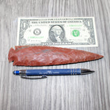 1 Stone Ornamental Spearhead  #565     Agate Jasper Arrowheads
