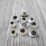 10 Agate Eyes   #0543 Naturally Formed