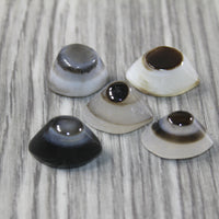 5 Agate Eyes   #9643 Naturally Formed