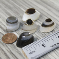 5 Agate Eyes   #9643 Naturally Formed