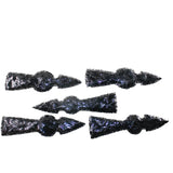 5 Obsidian Ornamental Tomahawk Heads #6243  Ax Axe Hatchet