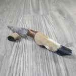 Deer Foot Handle Stone Blade Ornamental Knife #1743 Mountain Man Knife