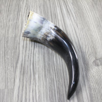 1 Small Polished Cow Horn #2743 Natural Colored