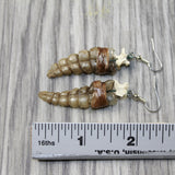 Rattlesnake Rattle Earrings  #4943  Mountain Man Earrings