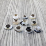 10 Agate Eyes   #6643 Naturally Formed