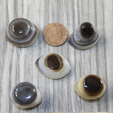 5 Agate Eyes   #6843 Naturally Formed