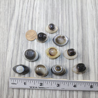 10 Agate Eyes   #0244 Naturally Formed