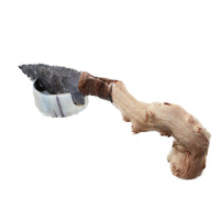 Grapevine Wood Handle Stone Blade Ornamental Knife #3844 Mountain Man Knife