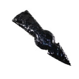1 Obsidian Ornamental Tomahawk Head #6344  Ax Axe Hatchet