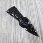 1 Obsidian Ornamental Tomahawk Head #6344  Ax Axe Hatchet