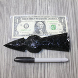 1 Obsidian Ornamental Tomahawk Head #6344  Ax Axe Hatchet