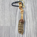 Rattlesnake Rattle Keychain #4444 Mountain Man Key Ring
