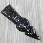 1 Obsidian Ornamental Tomahawk Head #2844  Ax Axe Hatchet