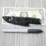 1 Obsidian Ornamental Knife Blade  #4445  Mountain Man Knife