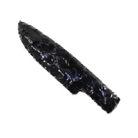 1 Obsidian Ornamental Knife Blade  #7745  Mountain Man Knife