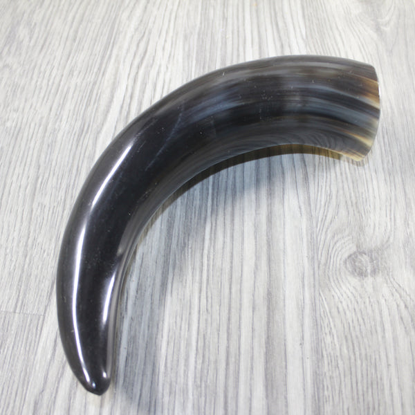 1 Polished Cow Horn #5345 Natural Colored