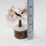 1 Small Rose Quartz Gemstone Chip Tree 3-4 Inch #8422