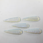 5 Opalite Ornamental Spearheads  #782d  Arrowhead